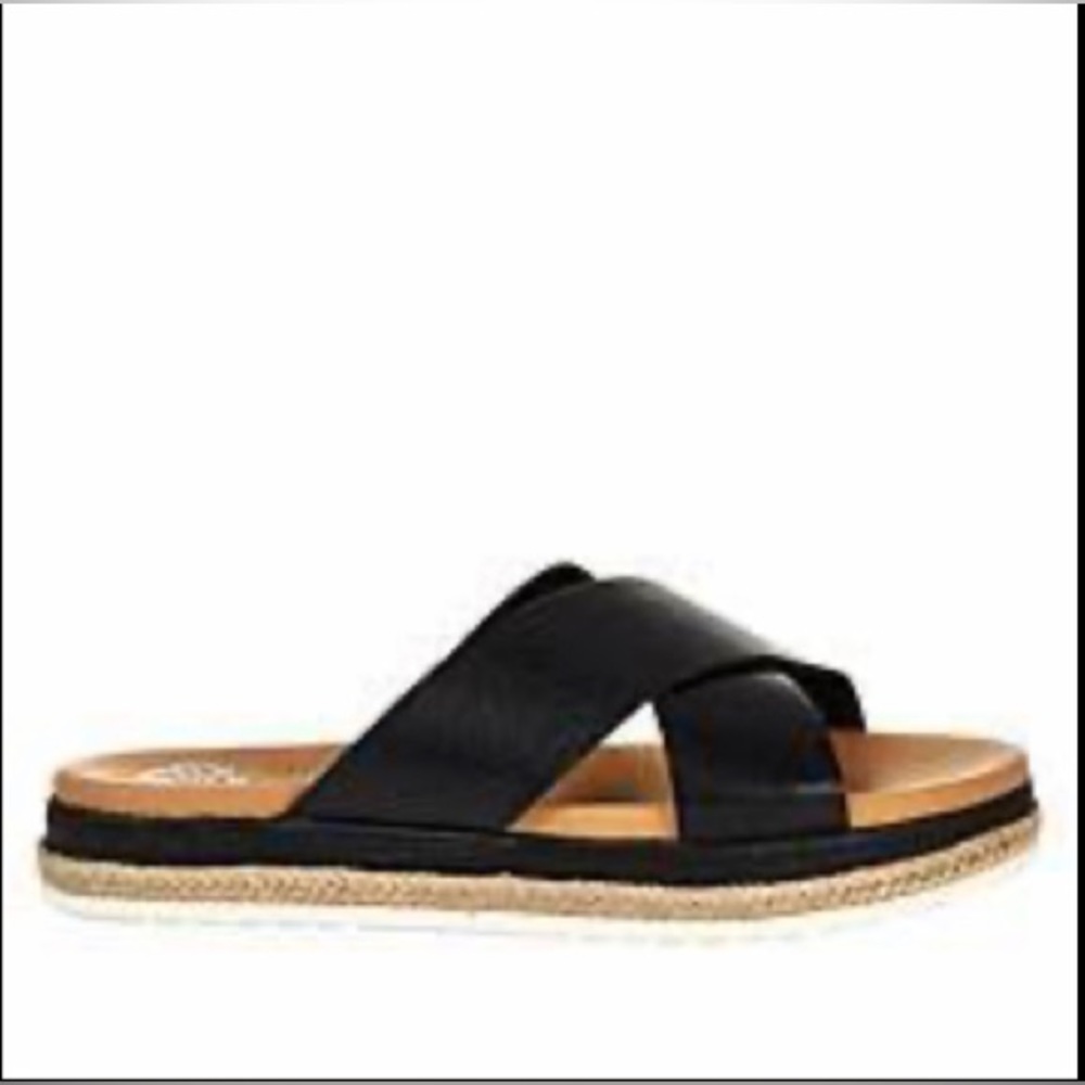 Vince Camuto VC-Rickert Black Slides Sandals Size 7.5